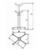 Трансмиссионная стойка гидравлическая 1 т. Werther-OMA W110(OMA606)